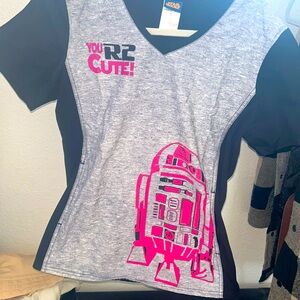 Star Wars size S women’s scrub top